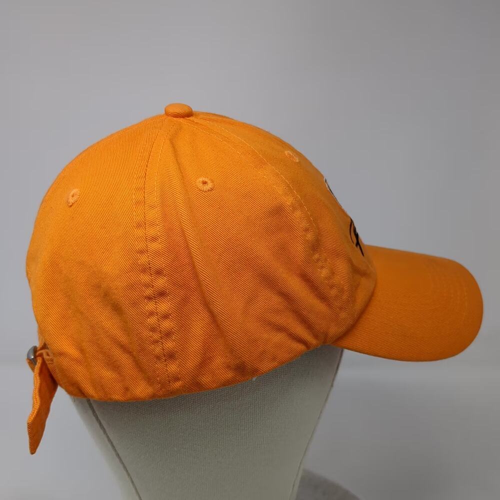 AMC Baseball Cap Orange OS Yellow Racing Embroidered Adjustable Slideback Hat - Picture 6 of 10